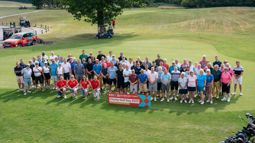 Air Ambulance Charity KSS Golf Day charity golf event at Dale Hill Hotel and Golf Club, Ticehurst, Sussex supporting Air Ambulance Charity Kent Surrey Sussex